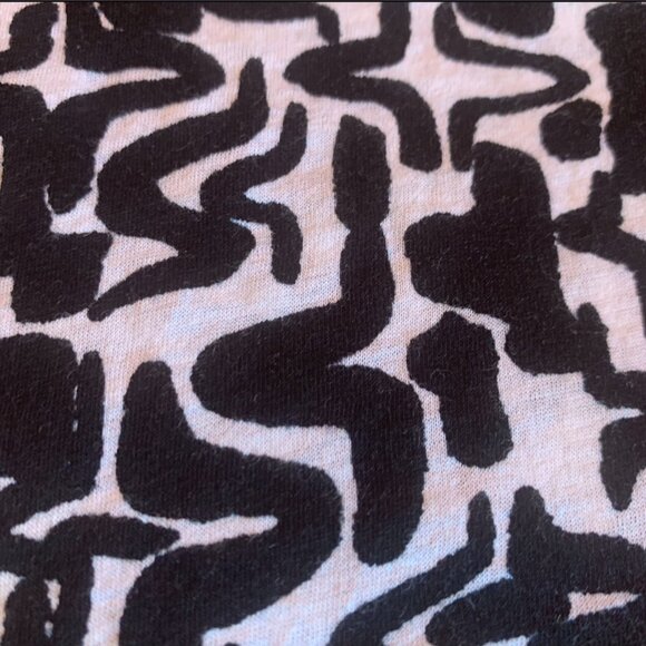 VELVET Black & white - Strapless Mini Tube Printed Dress – Size M - Picture 12 of 14